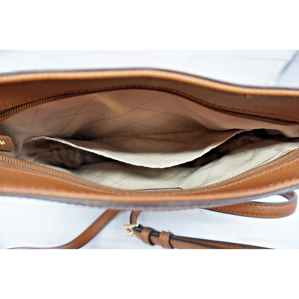 Michael Kors Messenger Crossbody Bag Signature Morgan Nat/Acorn
